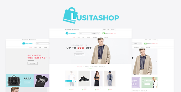 LusitaShop - PSD Template Multi-Purpose eCommerce