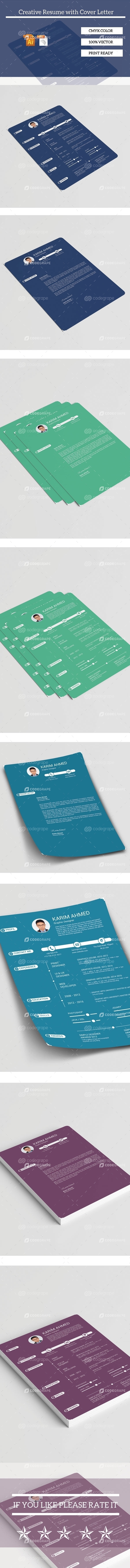 Creative Resume With Cover Letter