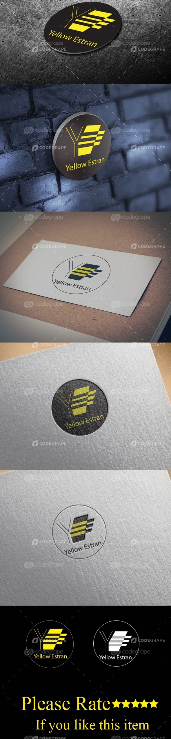 Yellow Estran Logo