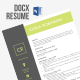 Icon Square Resume (MS Word only)