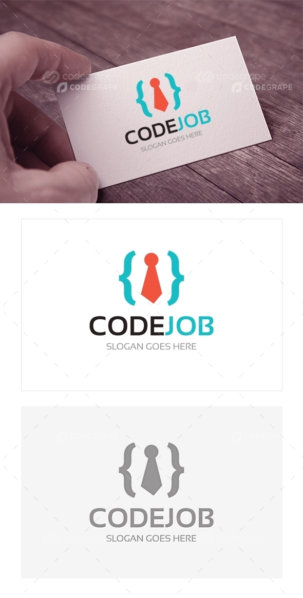 Code Job Logo / Sign