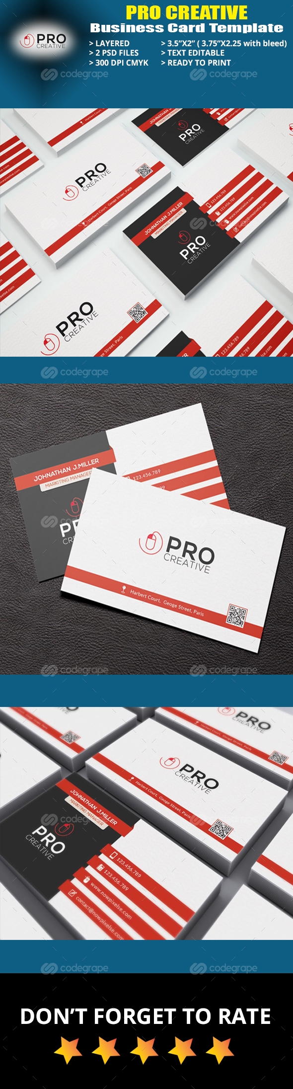 Pro Creative Business Card