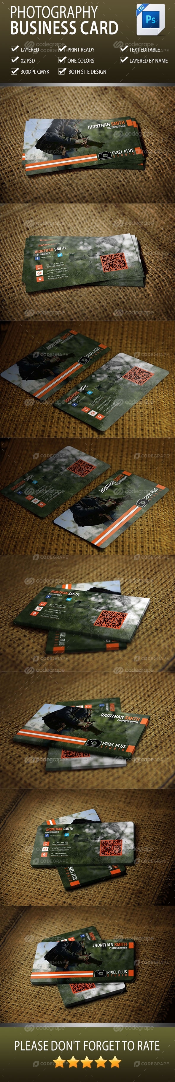 Photography Business Card Vol: 01