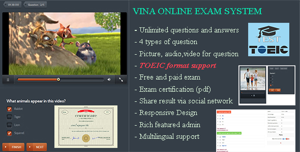 Vina Online Exam System
