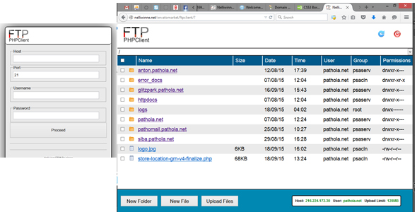 PHP FTP Uploader