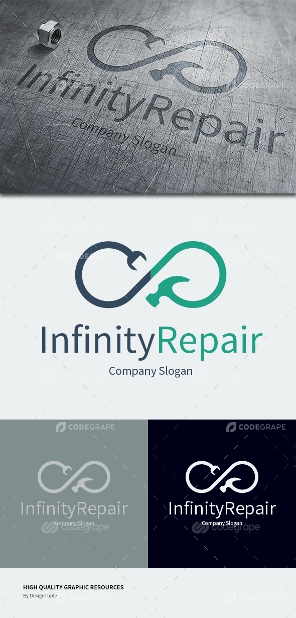 Infinity Repair Logo Template