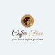 Coffee Face Logo Template