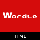 Wordle | Responsive HTML5 Blog