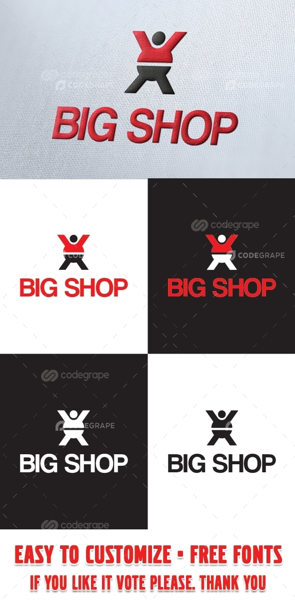Big Shop Logo Template