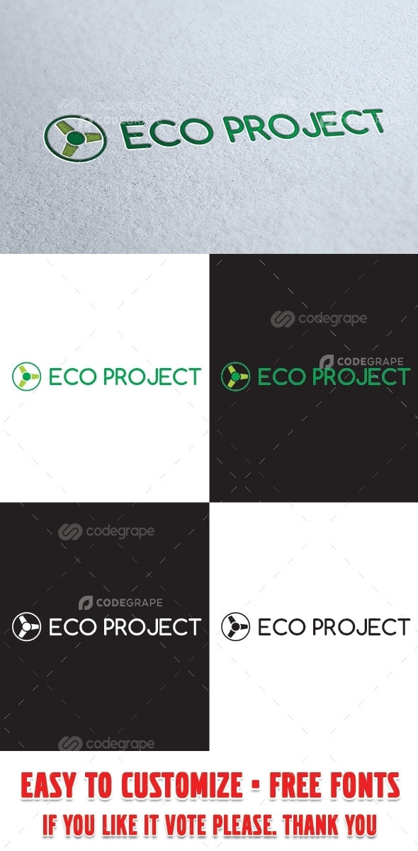 Eco Project Logo Template