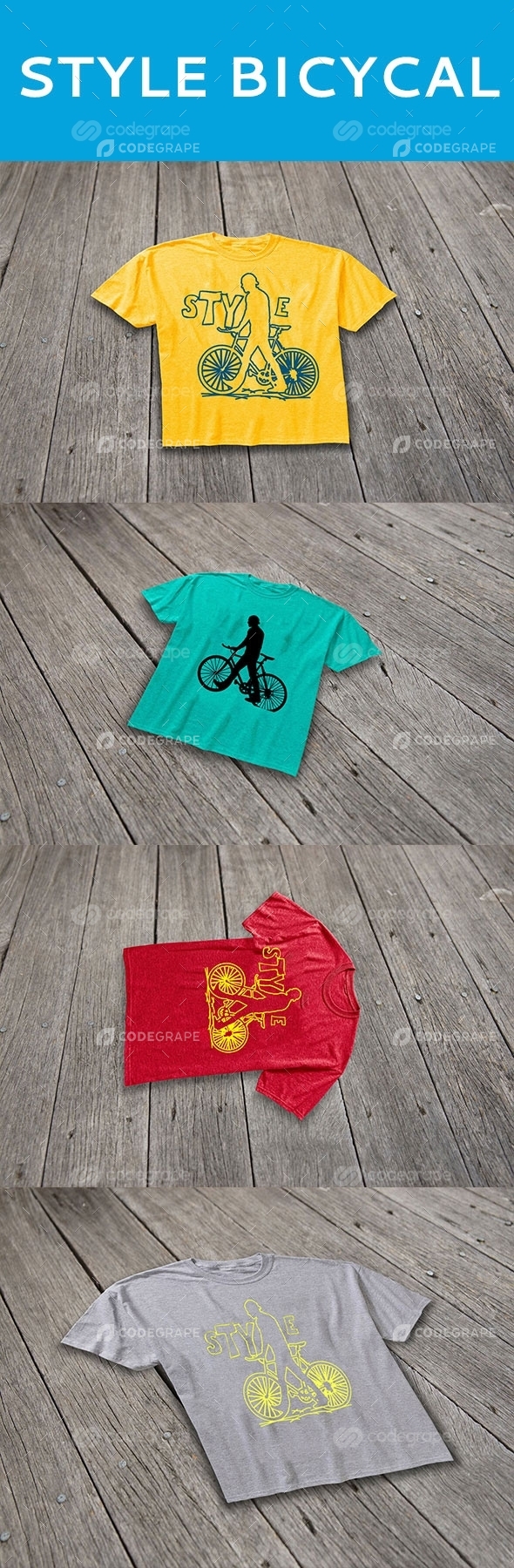 Bicycle T-Shirt Design