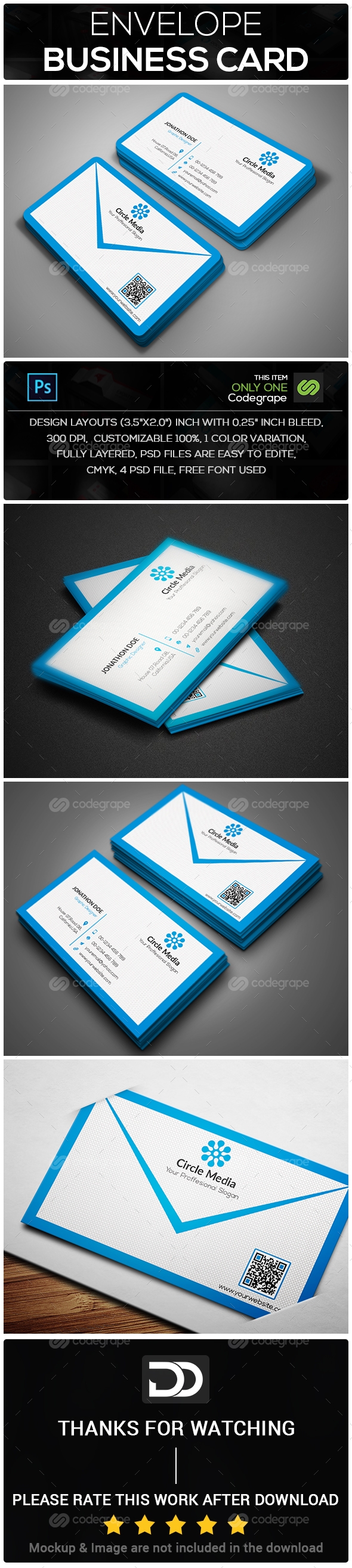 Envelope Business Card