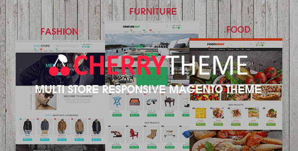 Cherry - Multi Store Magento Theme Responsive