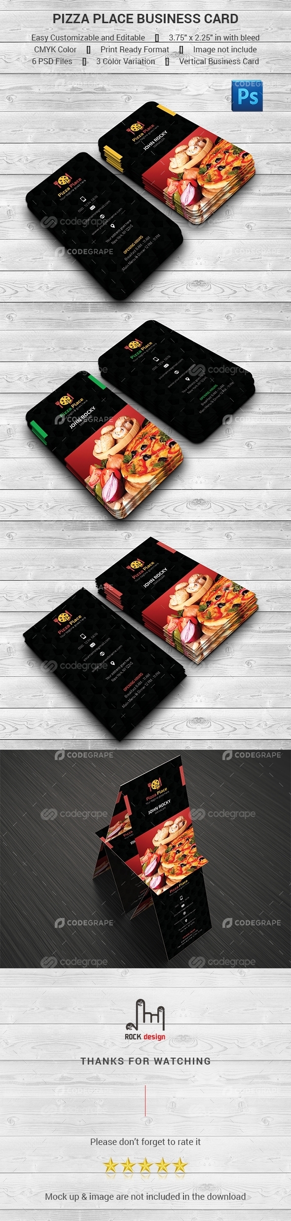 Pizza Place Business Card