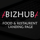 Bizhub Food & Restaurent Landing Page
