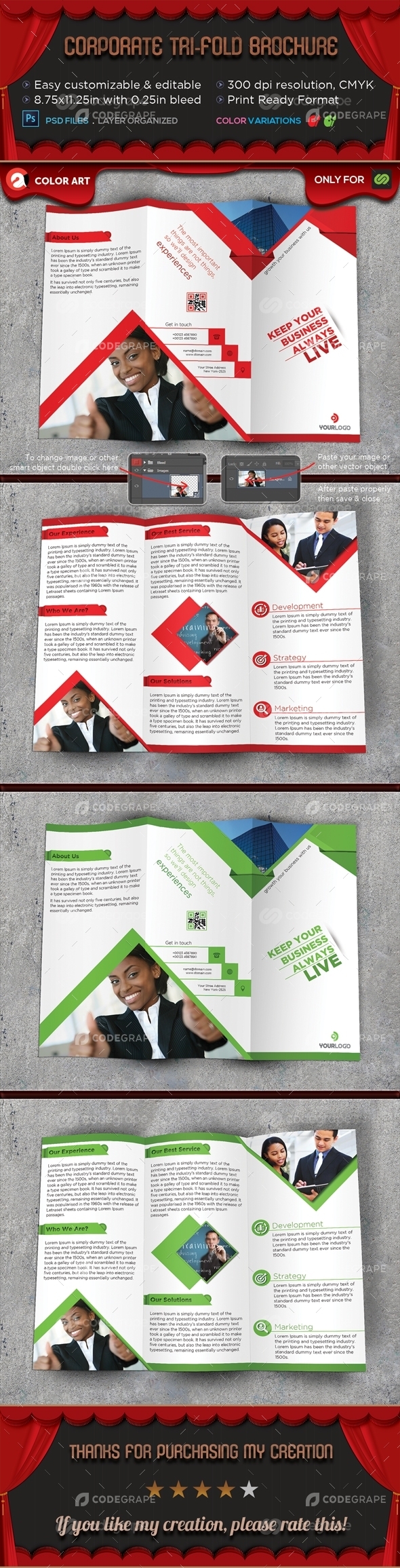 Corporate Tri-fold Brochure V.3