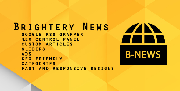 Brightery News Portal & RSS Grapper