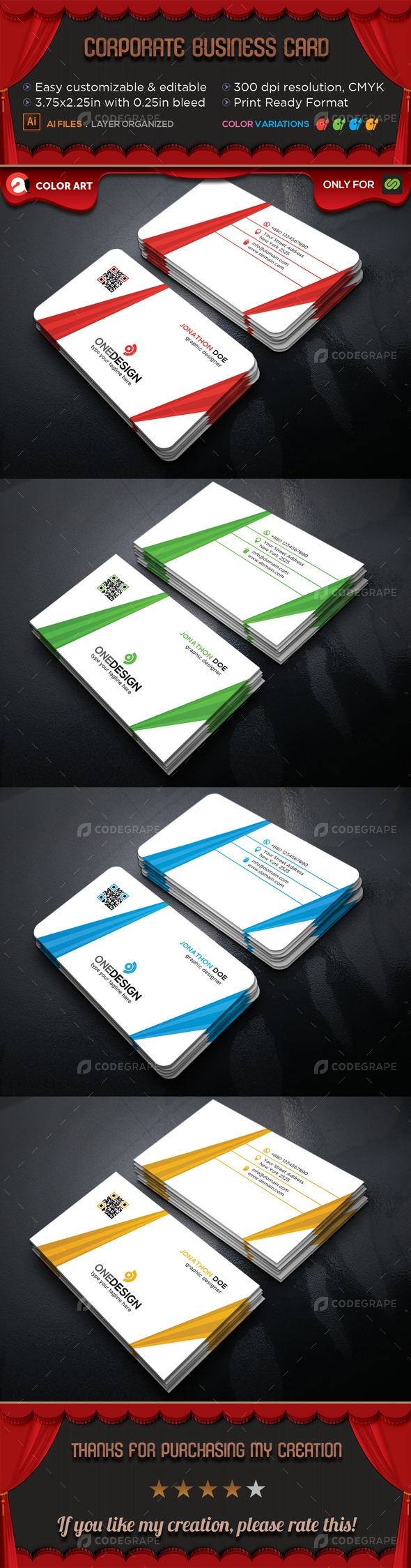 Corporate Business Card V.2