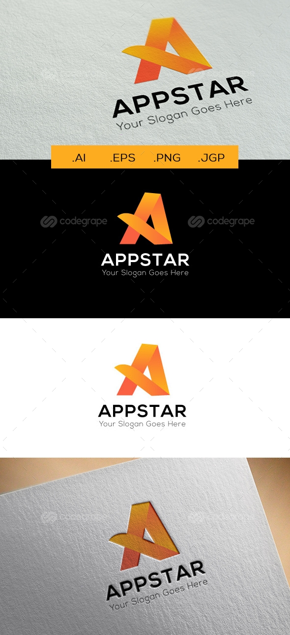 Appstar Letter Logo