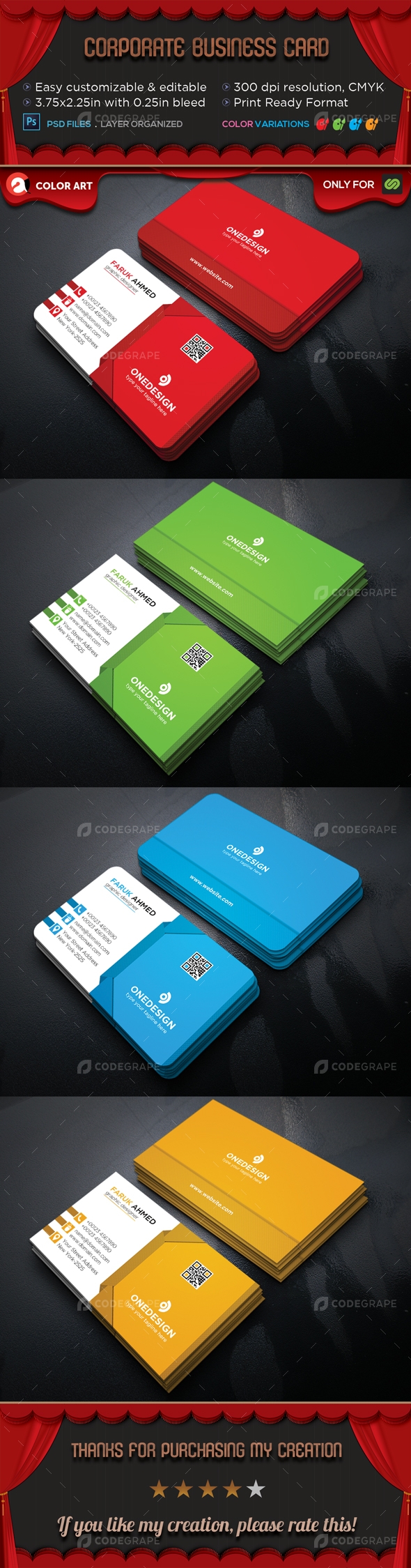 Corporate Business Card V.6