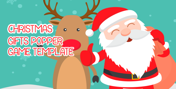 Christmas Gifts Popper Game Template