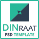 DINRAAT One-Page Business PSD Template