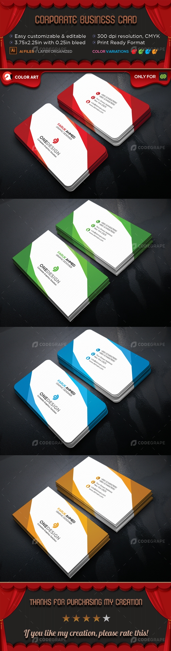 Corporate Business Card V.9