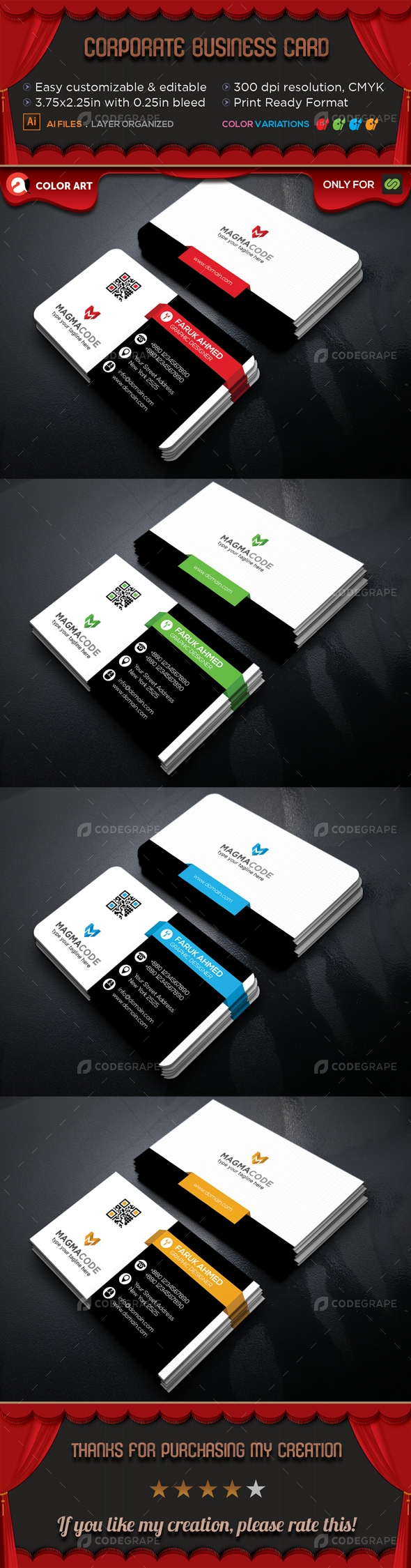 Corporate Business Card V.10