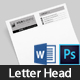 Corporate Letter Head (PSD & MS Word)