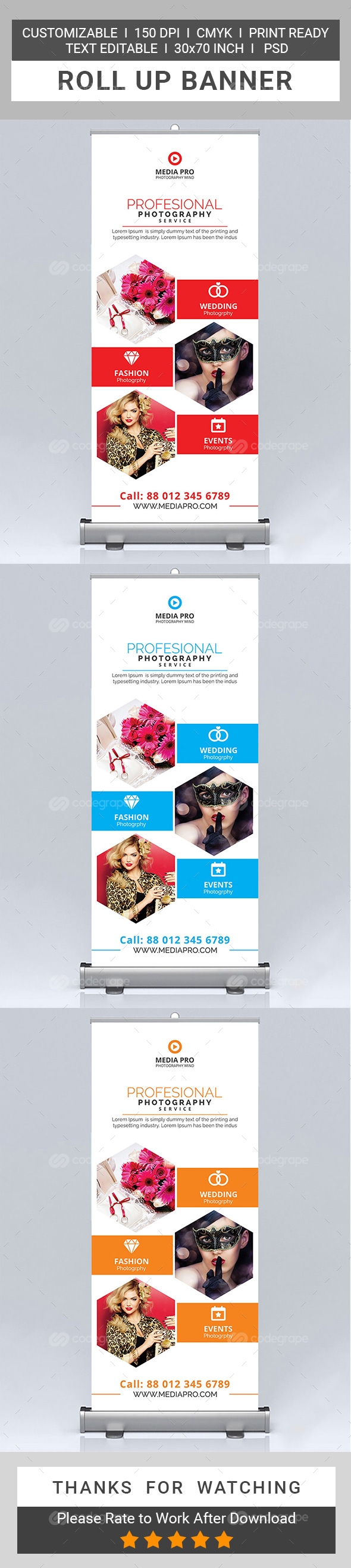 Photography Roll Up Banner