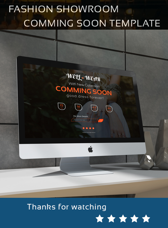 Comming Soon Web Template