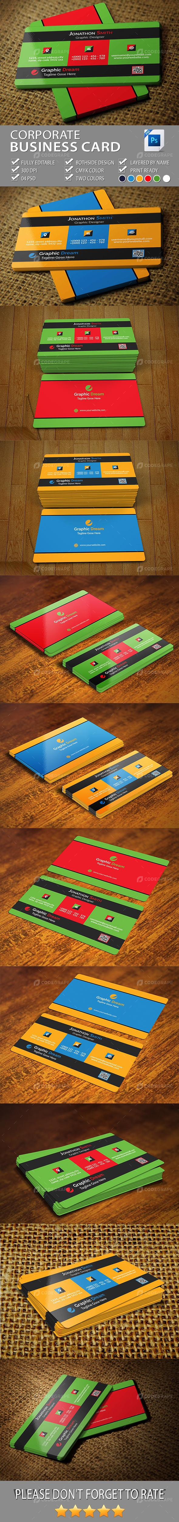 Colorful Business card