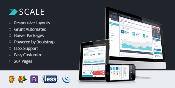 Scale - Responsive Bootstrap Admin Template