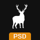 DEER - One Page PSD Template