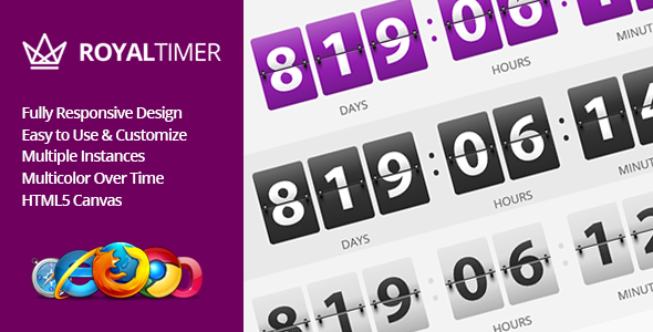 RoyalTimer - Multicolor Countdown Timer