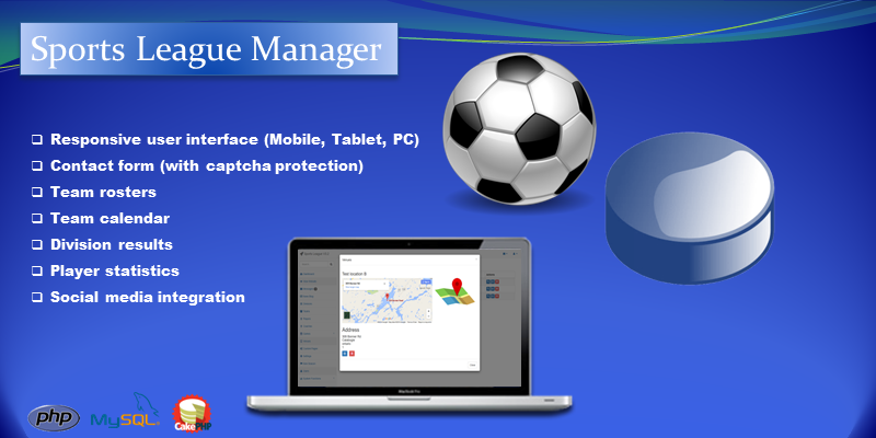 Sports League Manager PHP Script