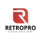 Retro R Letter Logo