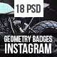 Geometry Badges Instagram Ad