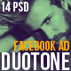 Facebook Ad Duotone Color