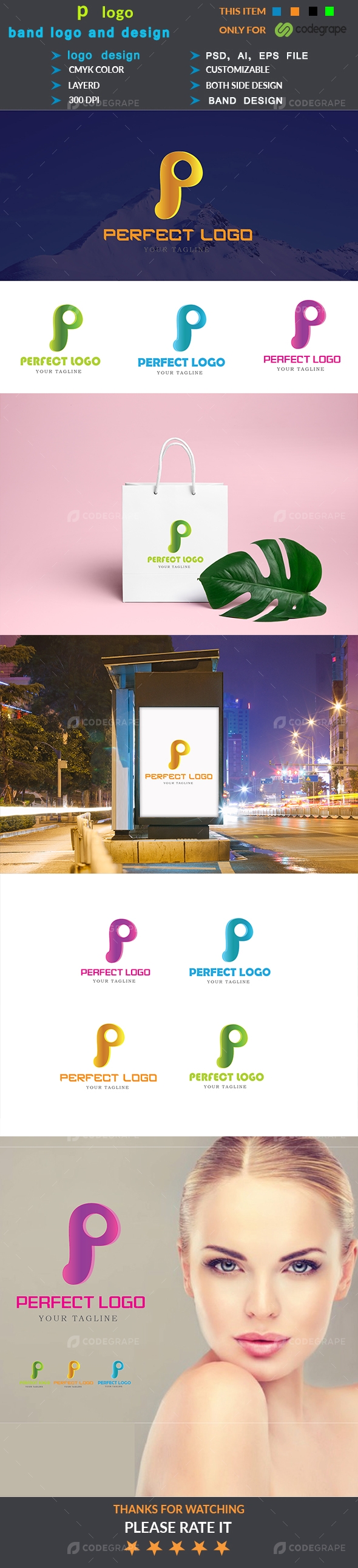P- Logo Design