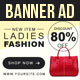 Ladies Fashion Web Ad Banners