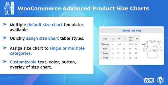 WooCommerce Advanced Product Size Charts