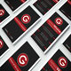 Corporate Business Card Red&Black