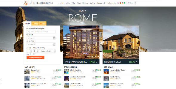 uHotelBooking - hotel management, reservation and online booking system