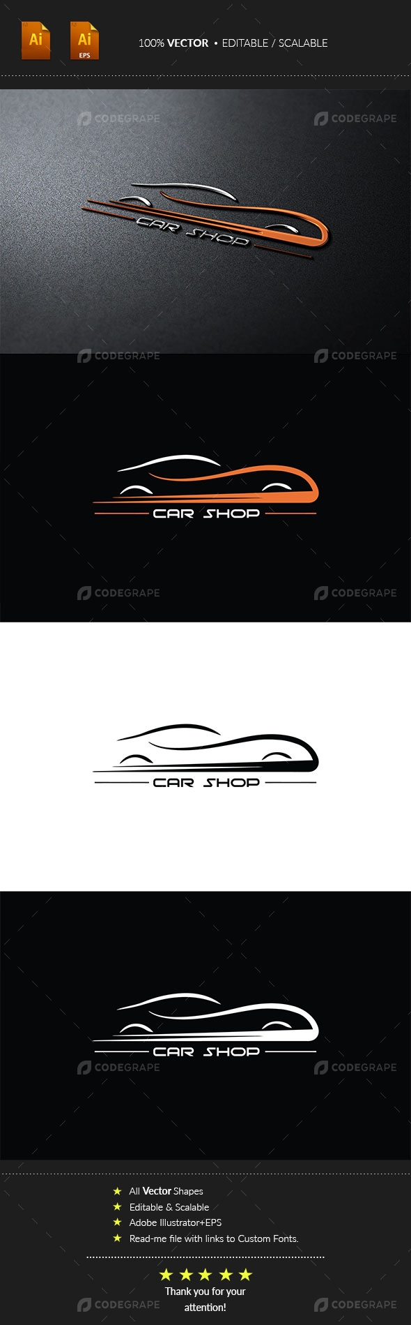 Car Shop Logo