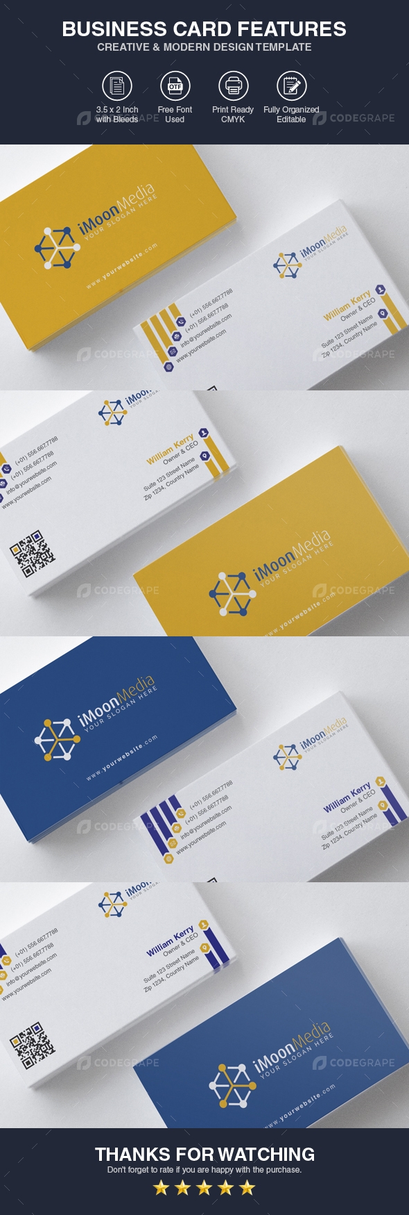 Professional Business Card Template Vol 02