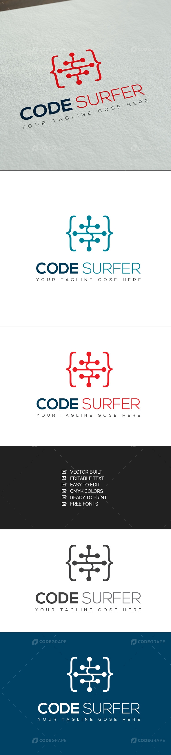 Code Surfer Logo