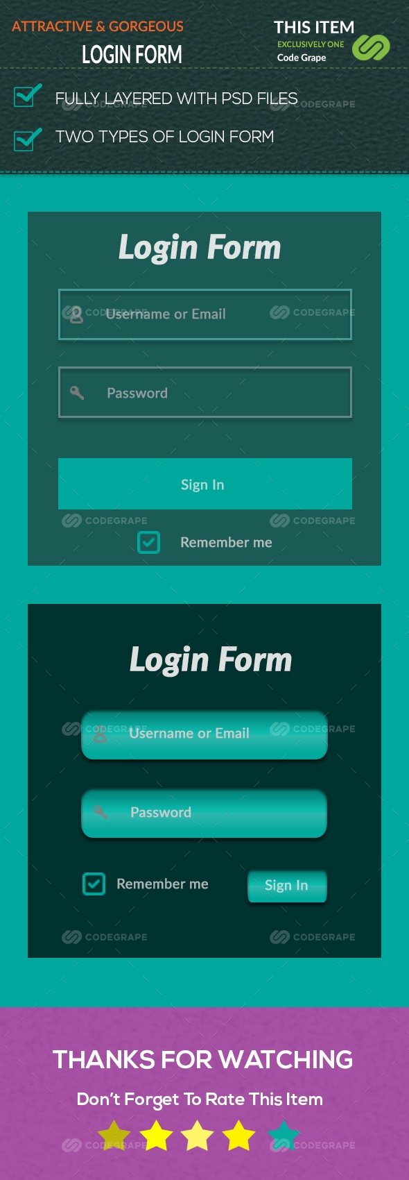 Attractive Login Form Collection