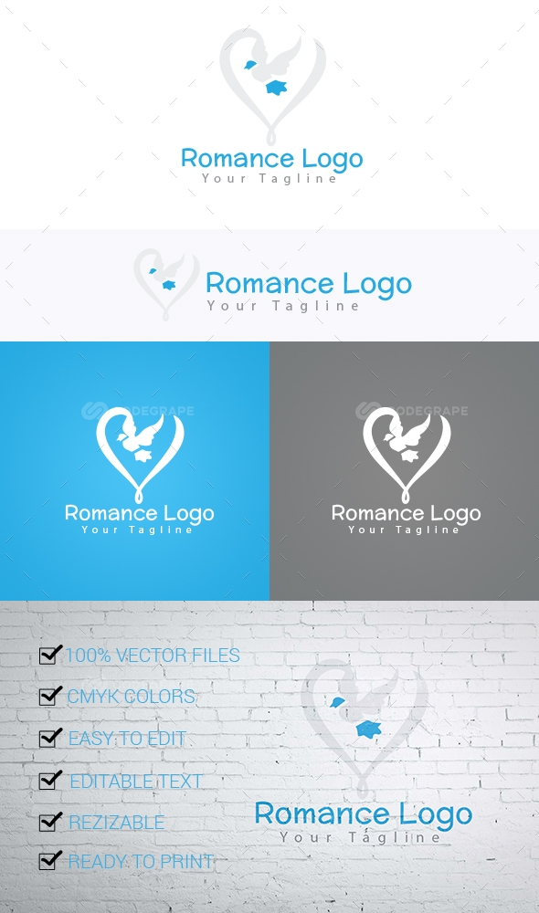 Romance Logo Template