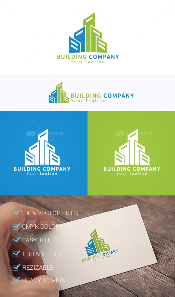 Building Company Logo Template